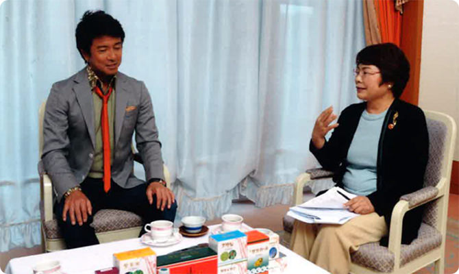 風間トオルさんと健康鼎談風景